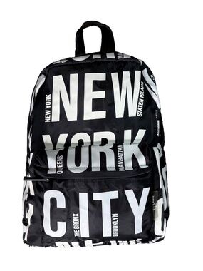 Robin Ruth NEW YORK CITY Backpack Black & White NWT